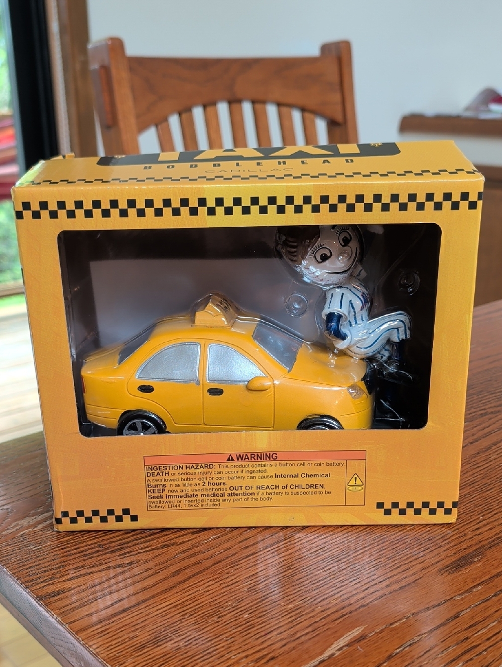 2025 New York Mets Mrs. Met Taxi Cab Bobblehead 9/13/2025 SGA BRAND NEW IN BOX